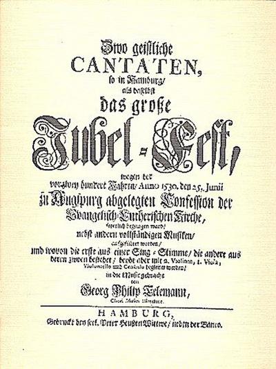 2 geistliche Kantatenfür 1-2 Stimmen und Instrumente