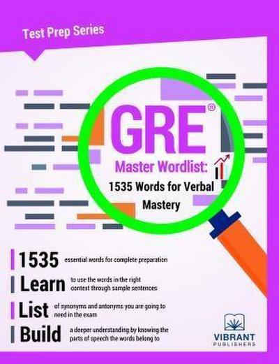 GRE Master Wordlist: 1535 Words for Verbal Mastery