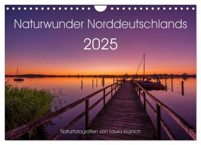 Naturwunder Norddeutschlands (Wandkalender 2025 DIN A4 quer), CALVENDO Monatskalender