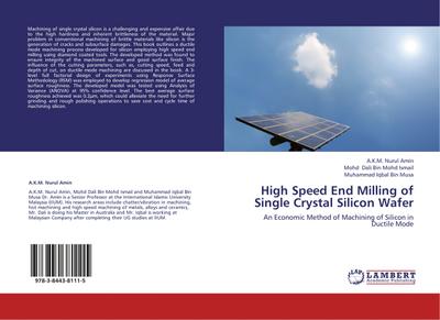 High Speed End Milling of Single Crystal Silicon Wafer