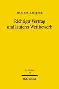 Richtiger Vertrag und lauterer Wettbewerb