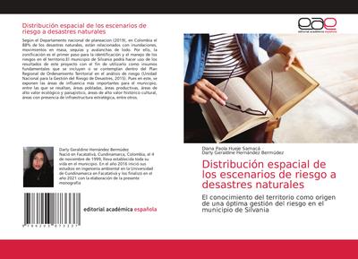Distribución espacial de los escenarios de riesgo a desastres naturales