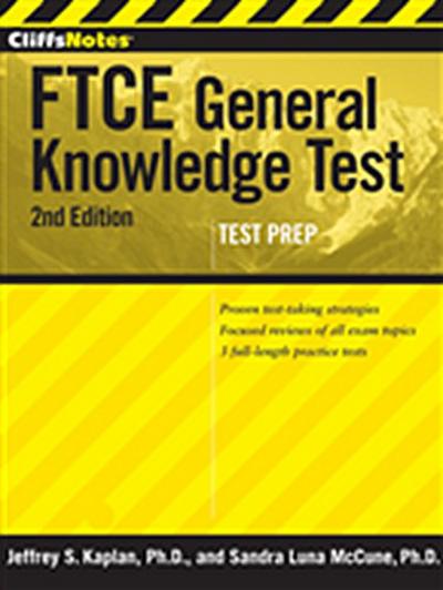 Cliffsnotes Ftce General Knowledge Test