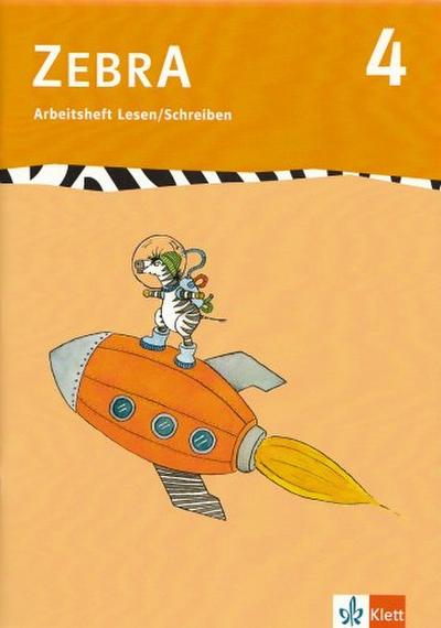 Zebra / 4. Schuljahr - Wissensbuch Sprache/Lesen: Arbeitsheft Lesen und Schreiben