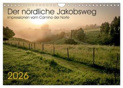 Der nördliche Jakobsweg (Wandkalender 2026 DIN A4 quer), CALVENDO Monatskalender