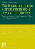 Die finanzpolitische Handlungsfähigkeit der Bundes