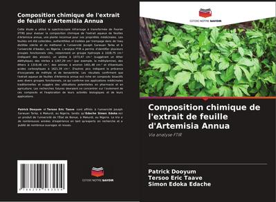 Composition chimique de l’extrait de feuille d’Artemisia Annua