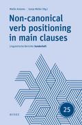 Non-canonical verb positioning in main clauses