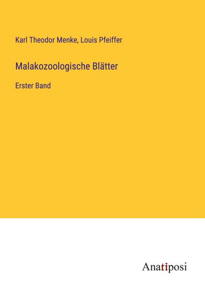 Malakozoologische Blätter