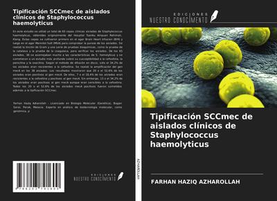 Tipificación SCCmec de aislados clínicos de Staphylococcus haemolyticus