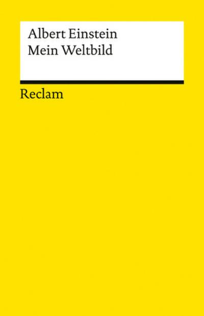 Mein Weltbild. Essays, Briefe, Reden