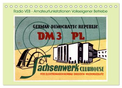 Radio VEB - Amateurfunkstationen Volkseigener Betriebe (Tischkalender 2026 DIN A5 quer), CALVENDO Monatskalender