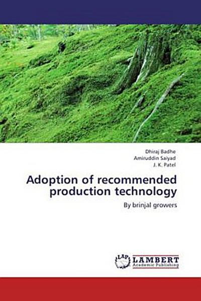 Adoption of recommended production technology