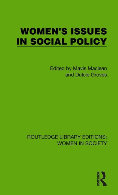 Women’s Issues in Social Policy