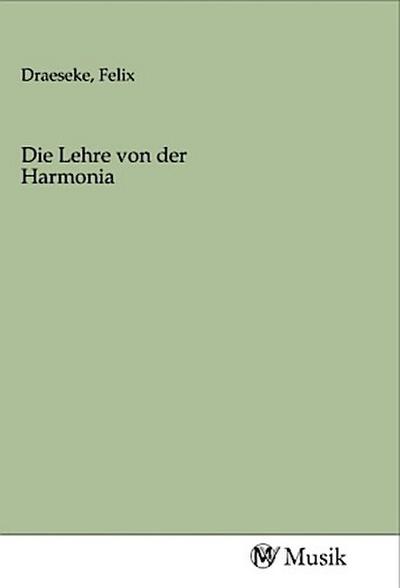 Die Lehre von der Harmonia