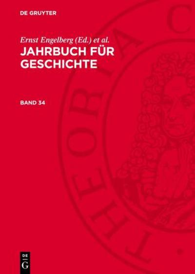 Jahrbuch für Geschichte, Band 34, Jahrbuch für Geschichte Band 34