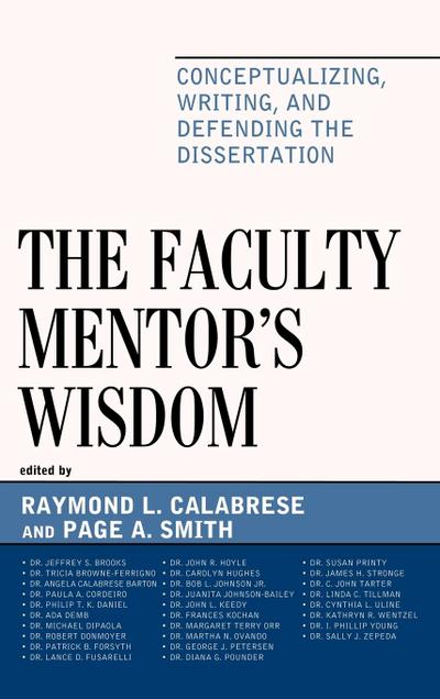 The Faculty Mentor’s Wisdom