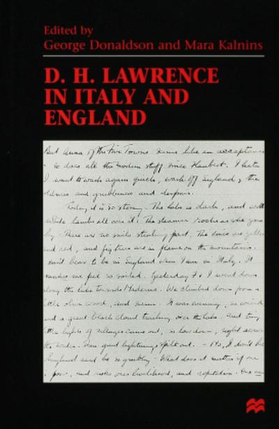 D. H. Lawrence in Italy and England