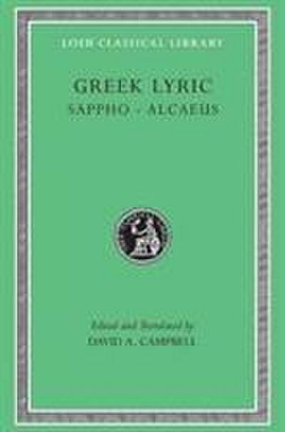 Greek Lyric, Volume I