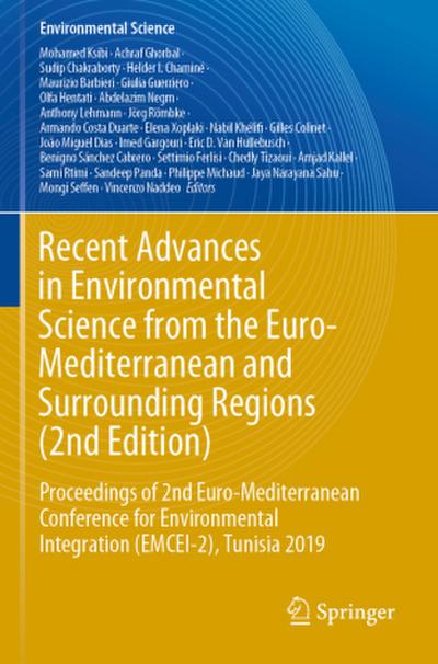 Recent Advances in Environmental Science from the Euro-Mediterranean and Surrounding Regions (2nd Edition), 3 Teile