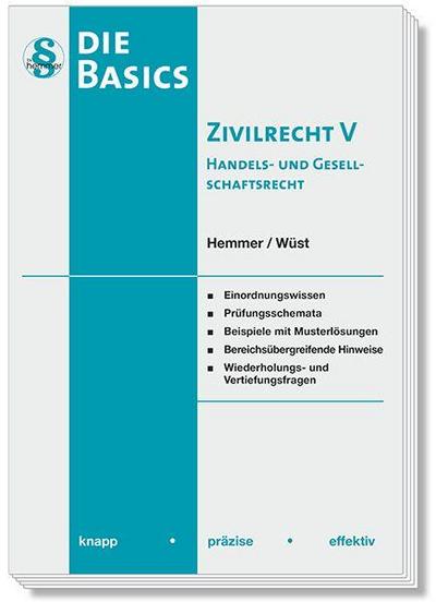 Die Basics Zivilrecht V Handels- und Gesellschaftsrecht