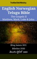 English Norwegian Telugu Bible - The Gospels II - Matthew, Mark, Luke & John