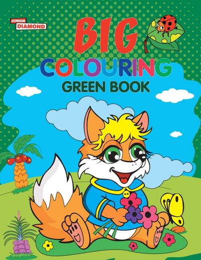 Big Colouring Green Book for 5 to 9 years Old Kids| Fun Activity and Colouring Book for Children
