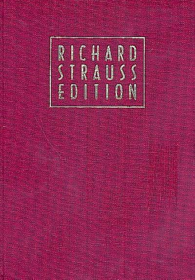 Richard Strauss - Werke für kleinere Ensembles Band 1, Partitur