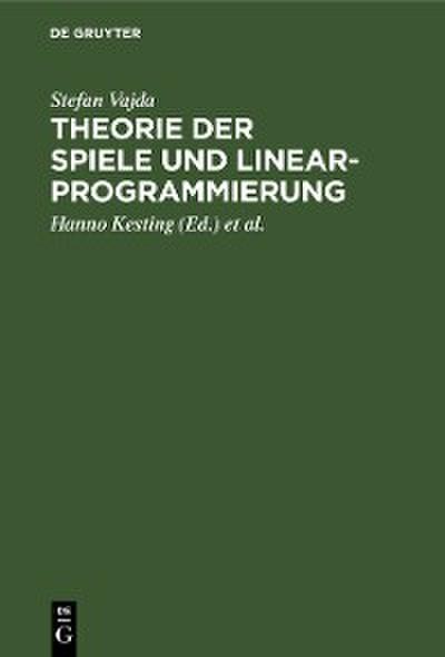 Theorie der Spiele und Linearprogrammierung