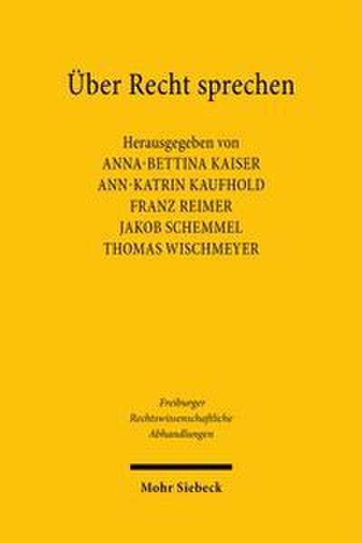 Über Recht sprechen