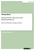 Hannah Arendt - Vita activa. Eine Zusammenfassung
