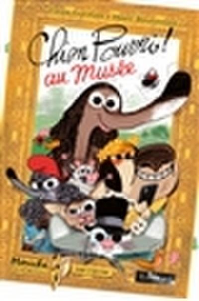 Chien pourri au musee