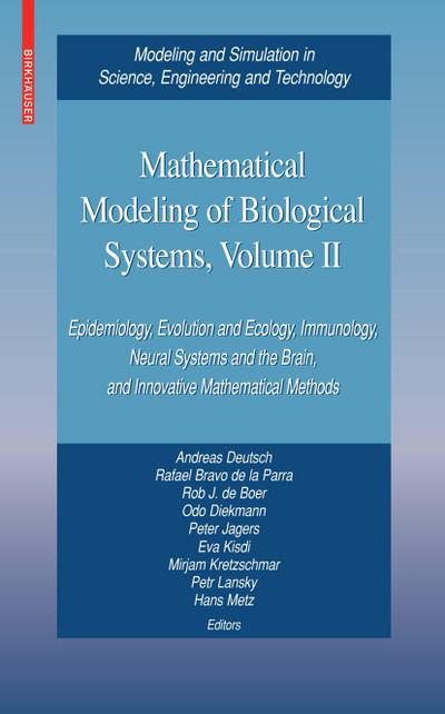 Mathematical Modeling of Biological Systems, Volume II