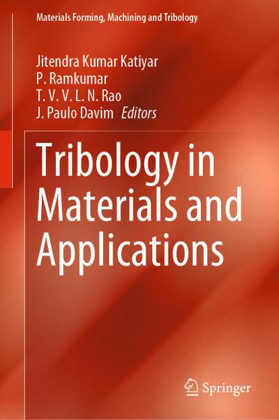 Tribology in Materials and Applications
