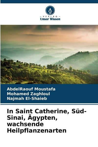 In Saint Catherine, Süd-Sinai, Ägypten, wachsende Heilpflanzenarten