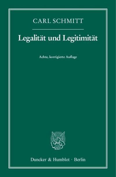 Legalität und Legitimität