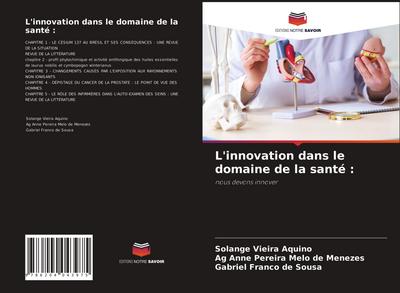 L’innovation dans le domaine de la santé :