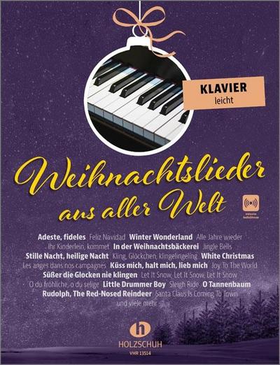 Weihnachtslieder aus aller Welt - Klavier leicht