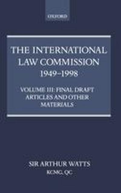 The International Law Commission 1949-1998
