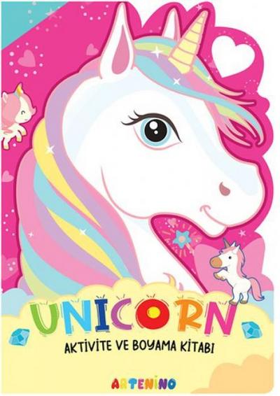 Unicorn Aktivite ve Boyama Kitabi