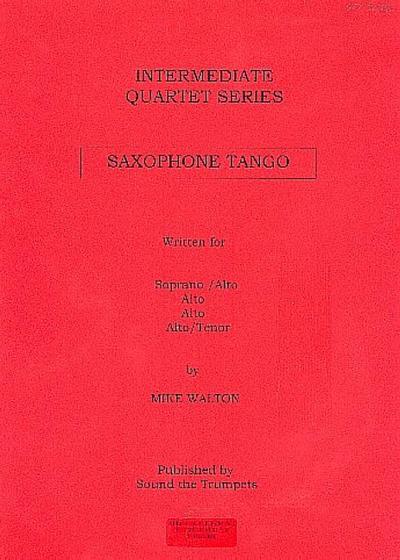 Saxophone tangofor 4 saxophones