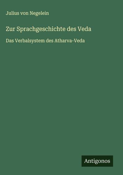 Zur Sprachgeschichte des Veda