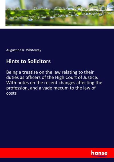 Hints to Solicitors