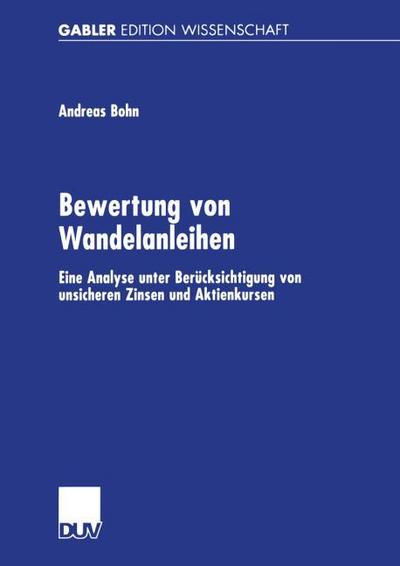 Bewertung von Wandelanleihen
