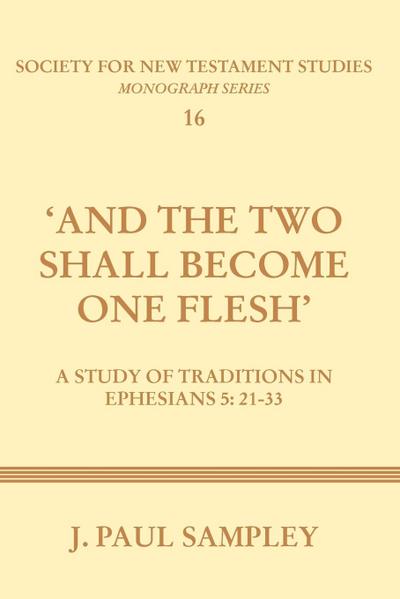 And the Two Shall Become One Flesh