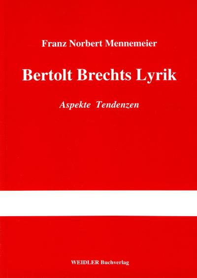 Bertolt Brechts Lyrik