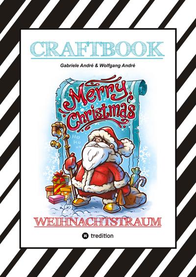 CRAFTBOOK - 100 LUSTIGE WEIHNACHTSMOTIVE - RÄTSEL - WEIHNACHTSREZEPT - FAMILIENSPIEL - SCHÖNE BESCHERUNG - SPASS