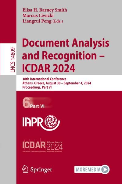 Document Analysis and Recognition - ICDAR 2024