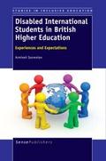 Disabled International Students in British Higher 