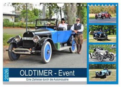 OLDTIMER-Event (Wandkalender 2026 DIN A4 quer), CALVENDO Monatskalender